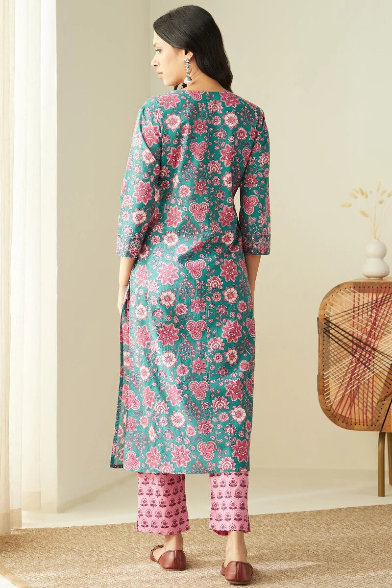 Gauhar Nilofar Sanganeri Kurta