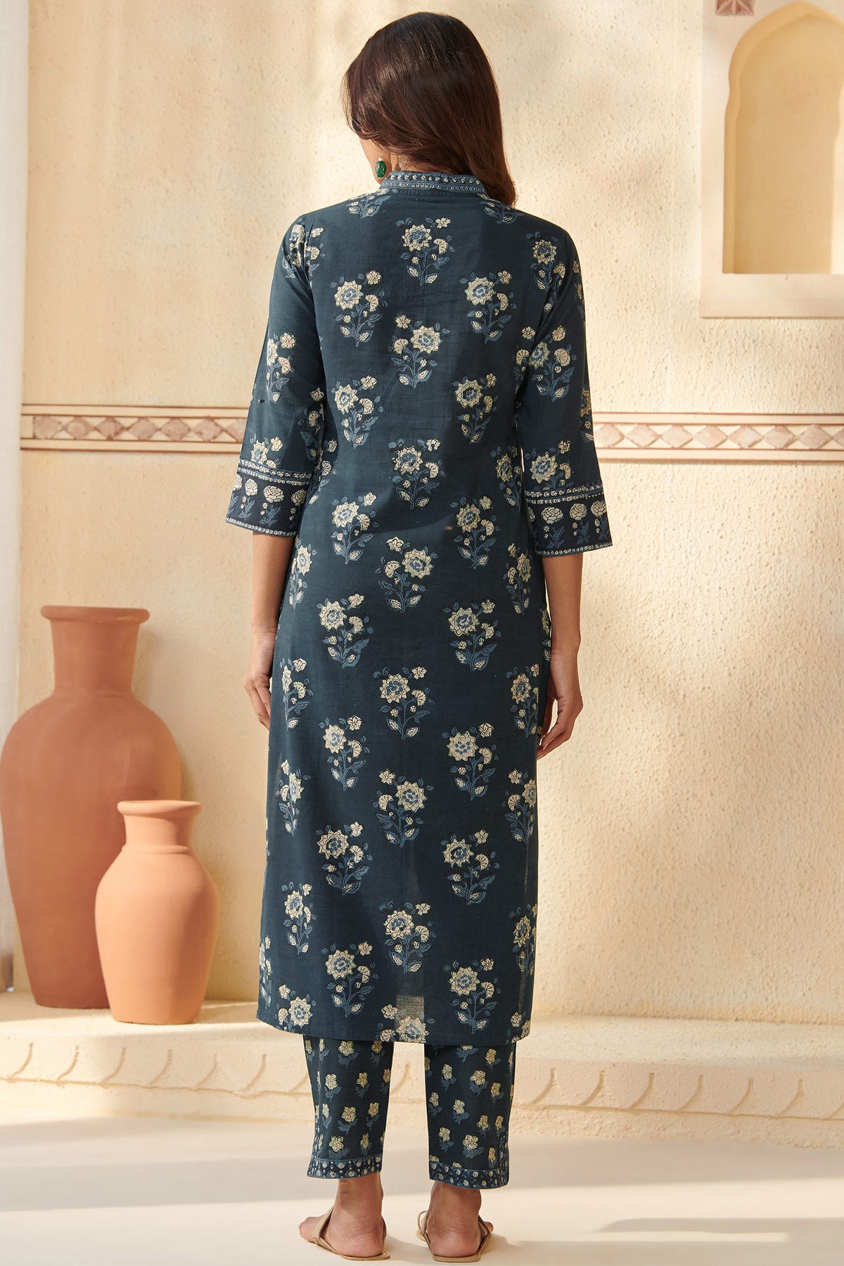 Sehra Seher Bagru Kurta