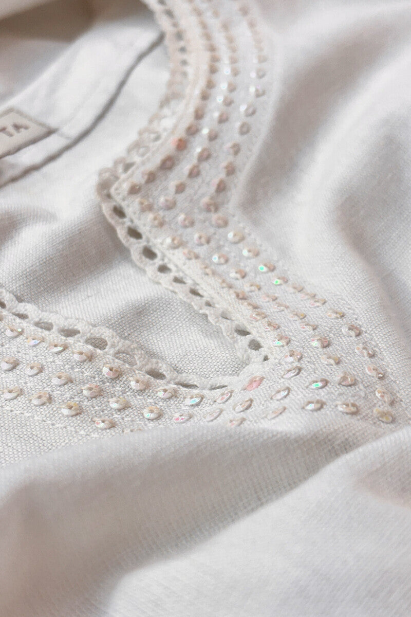 Roza Seerat White Kurta