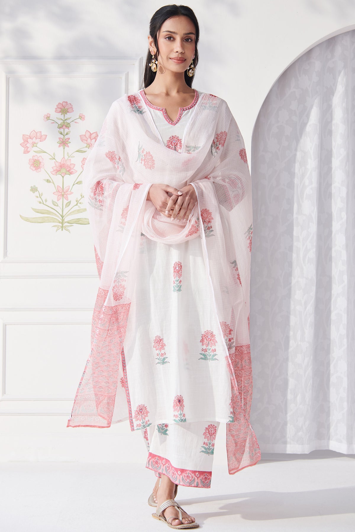 Gulbahar Bahara Sanganeri Kurta