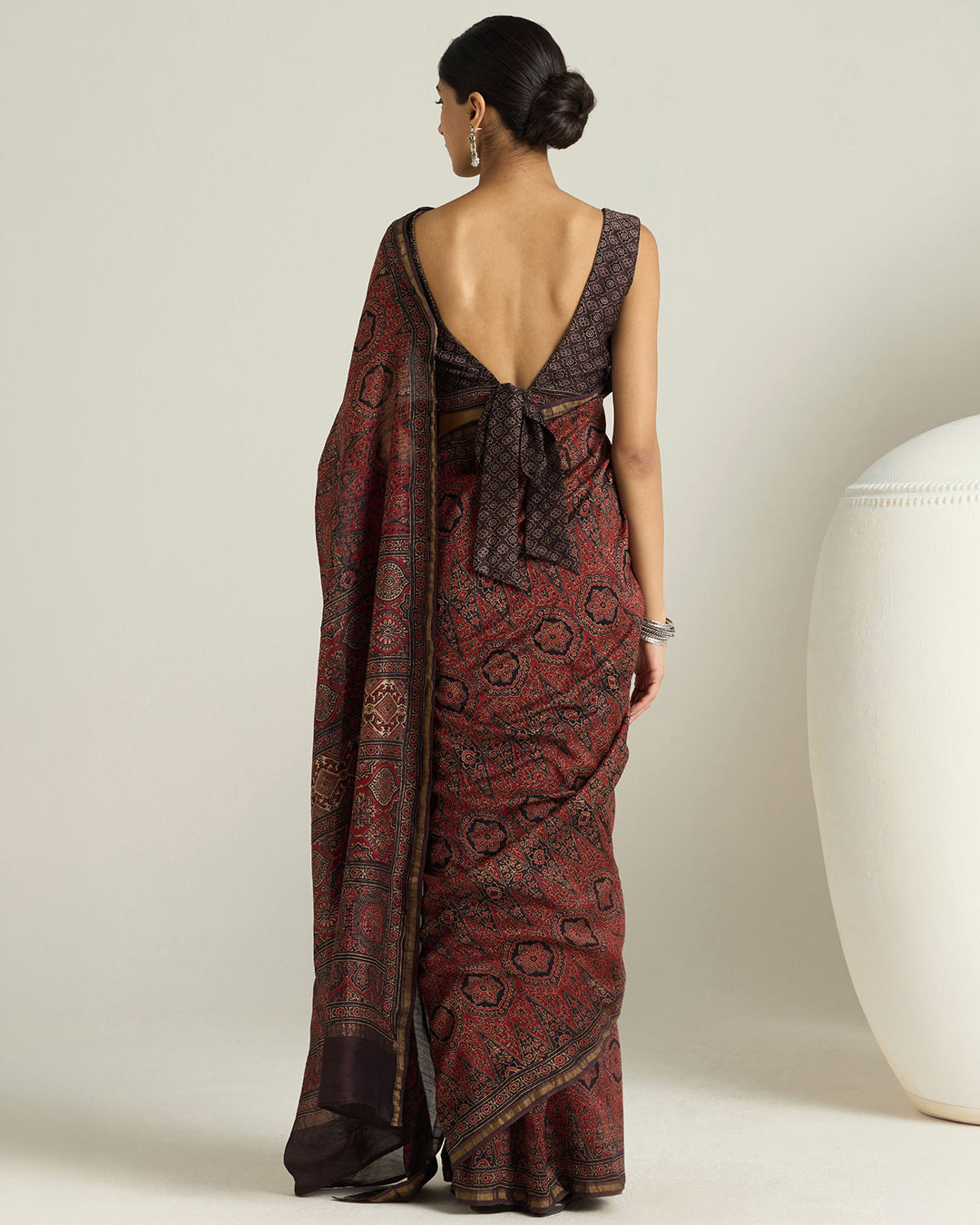 Surplus: Sehra Nahida Ajrakh Chanderi Saree
