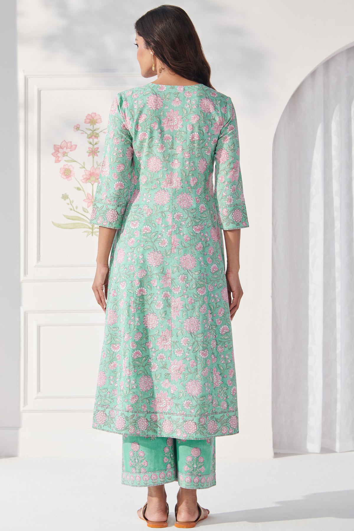 Gulbahar Sehr Sanganeri Kurta