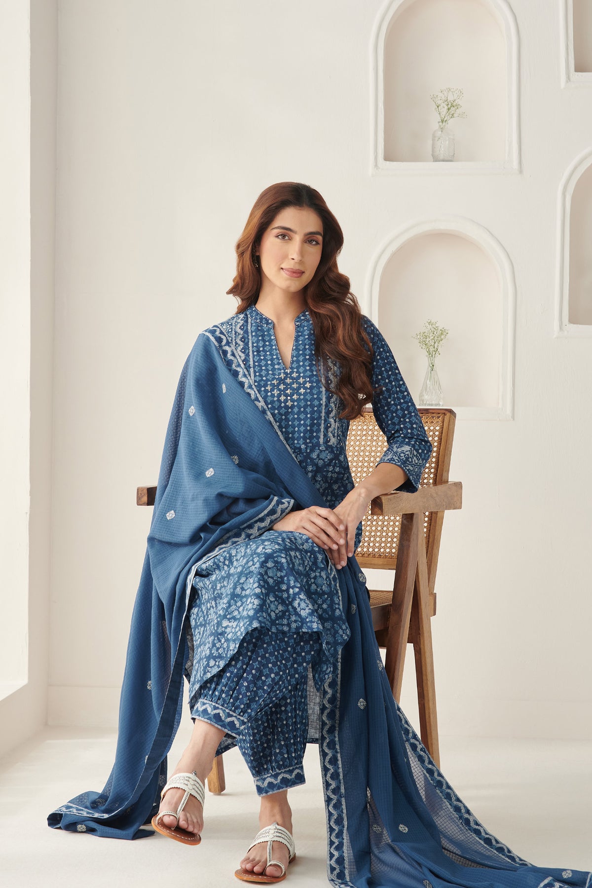 Sehra Nusrat Indigo Kurta