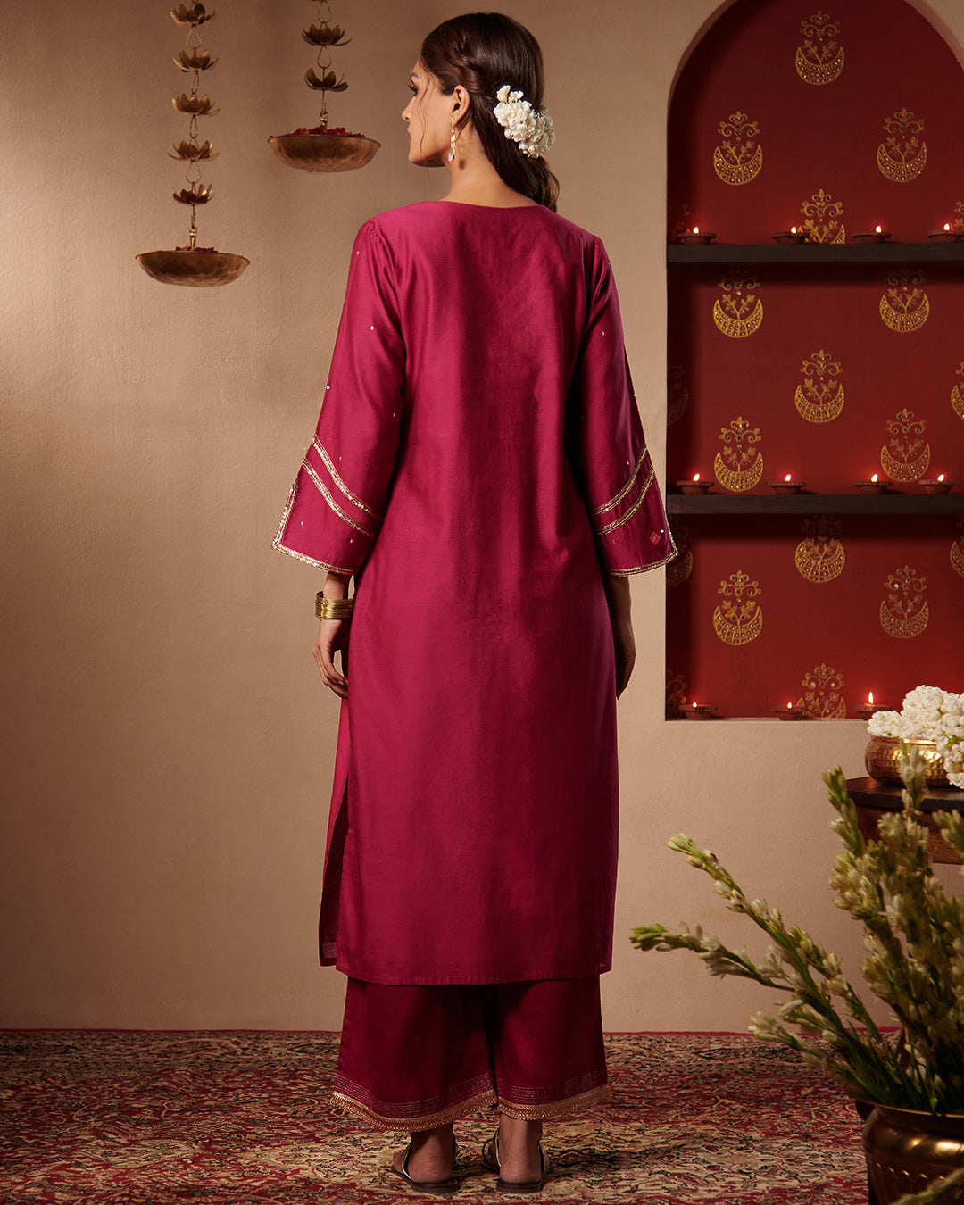 Roshanara Maisha Rani Pink Kurta