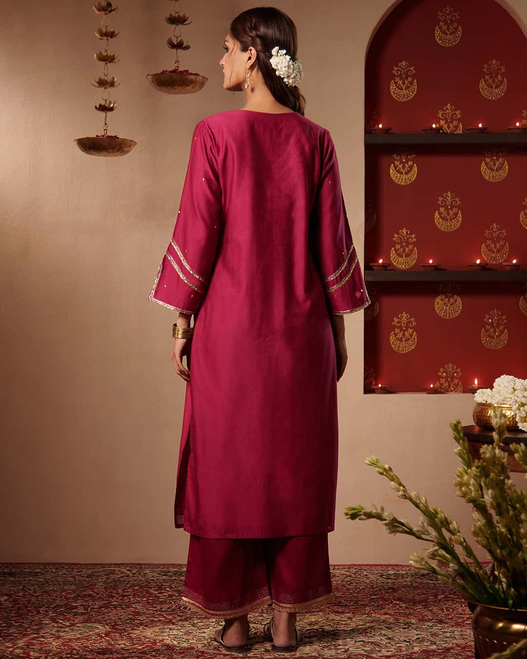 Roshanara Maisha Rani Pink Kurta