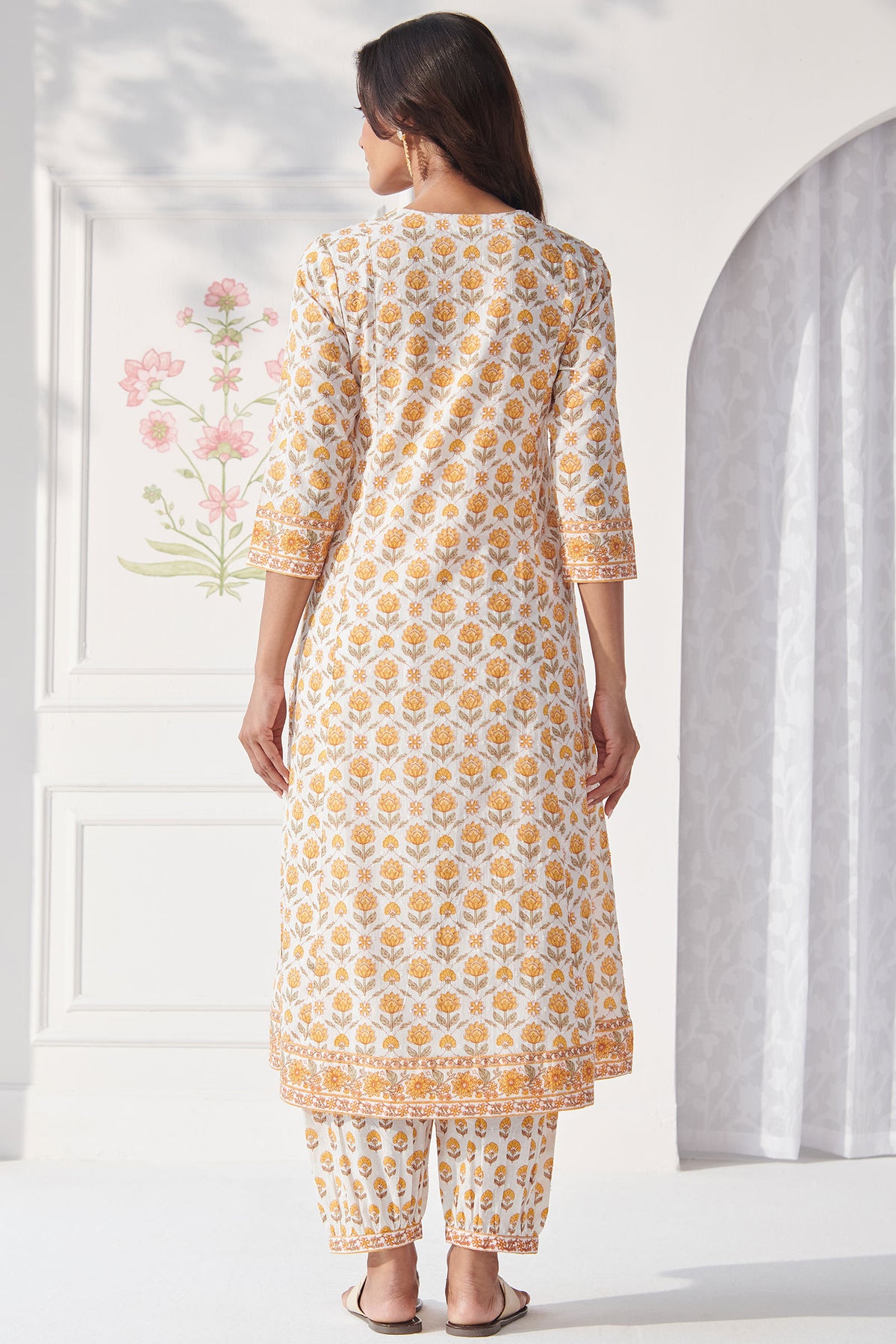 Gulbahar Samira Sanganeri Kurta