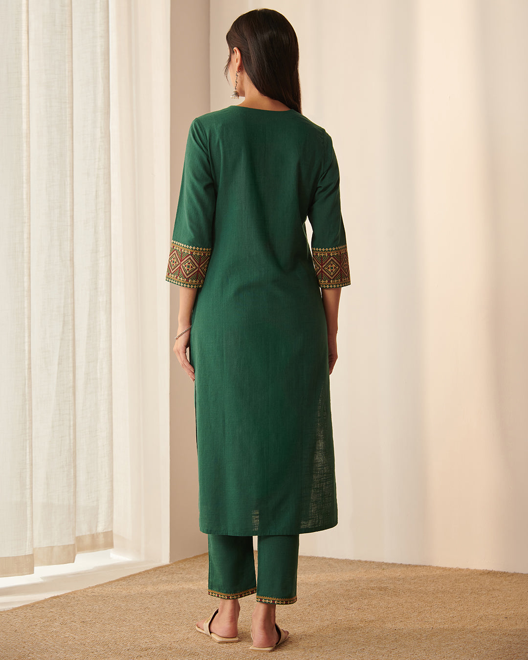 Mehraab Mira Green Kurta