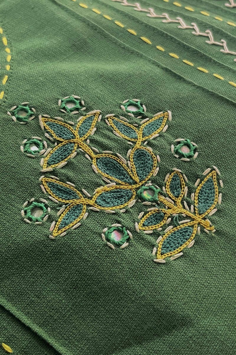 Kashida Meera Flax Cotton Kurta
