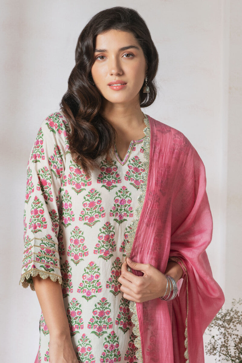 Gul Bano Zainab Cotton Silk Dupatta