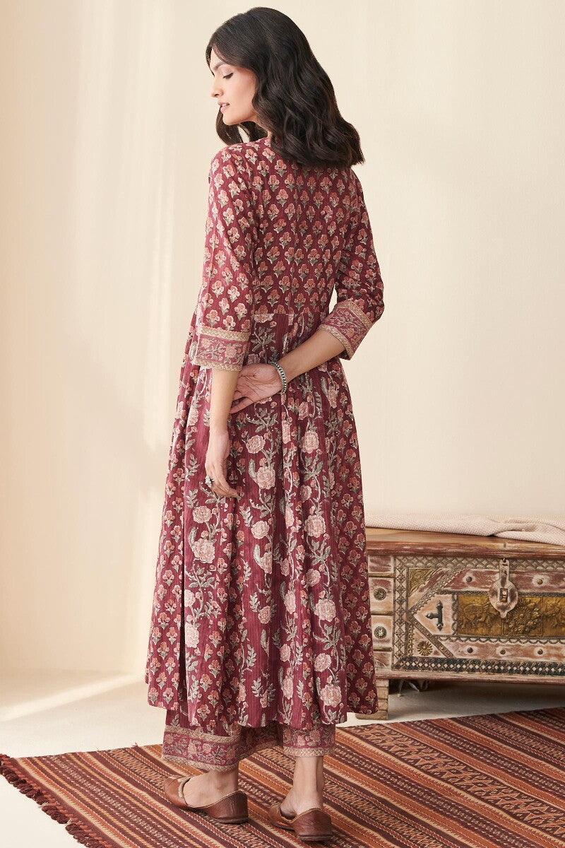 Nasrine Nahida Sanganeri Cotton Dobby Kurta