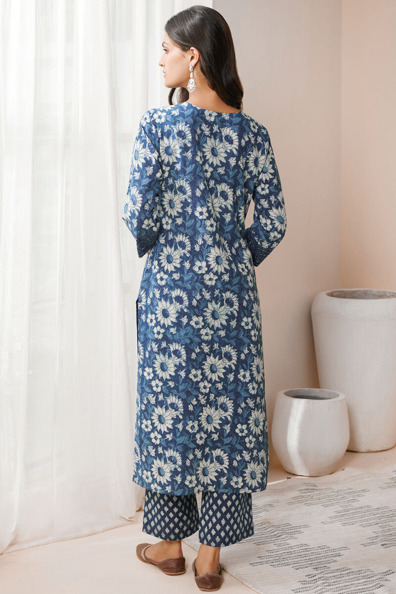 Nurtaj Rehmat Indigo Kurta