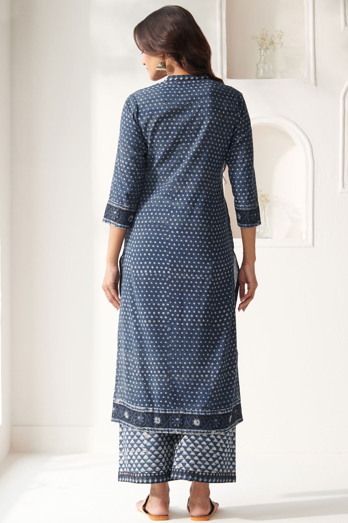 Sehra Simar Bagru Kurta