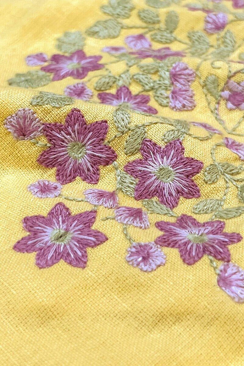 Roza Zoya Yellow Kurta