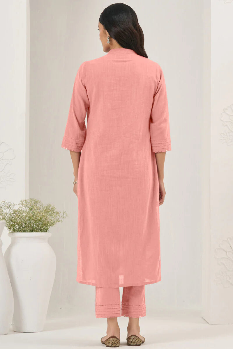 Surplus: Roza Nida Light Pink Kurta