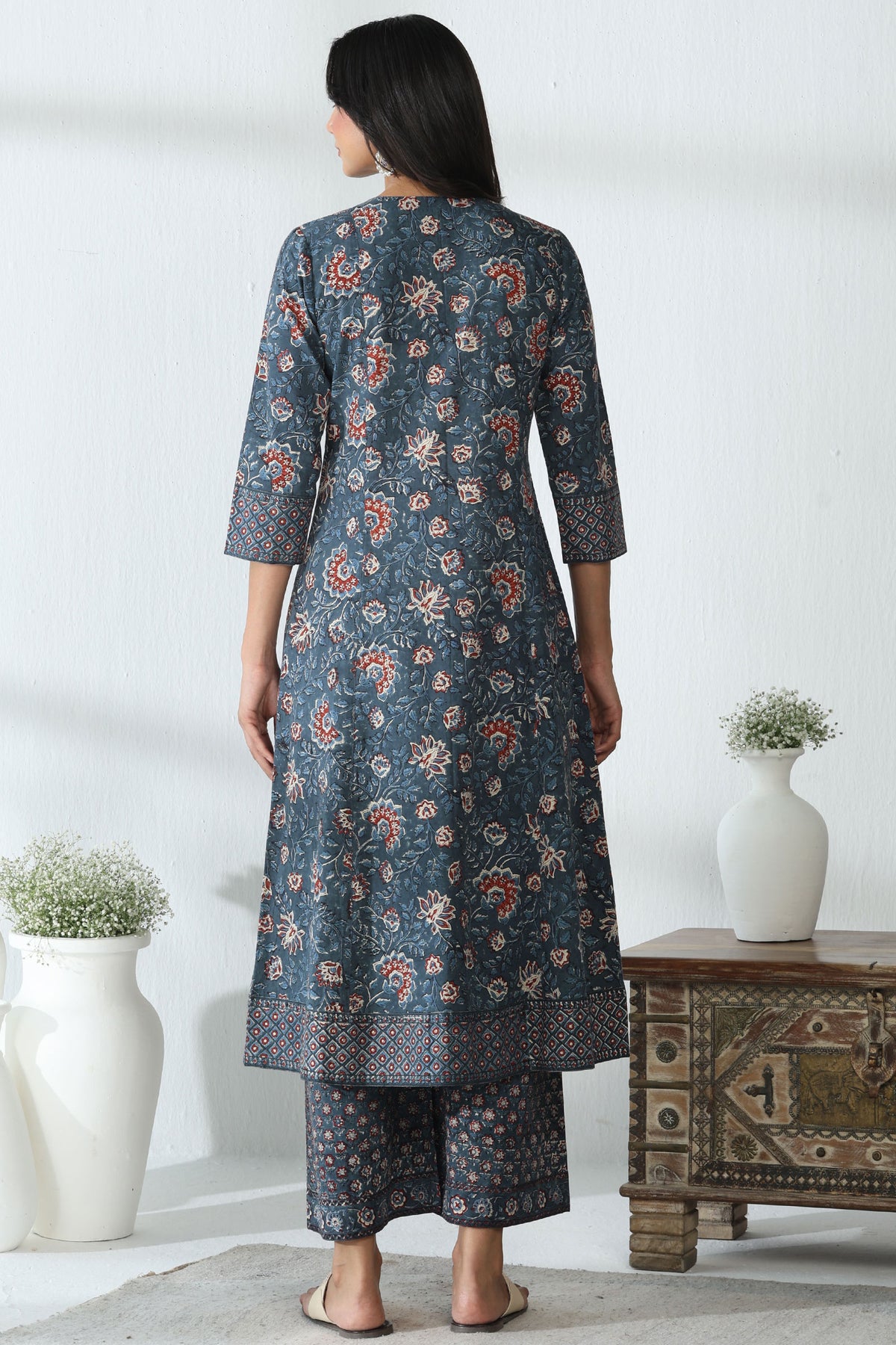 Sehra Afsana Bagru Kurta