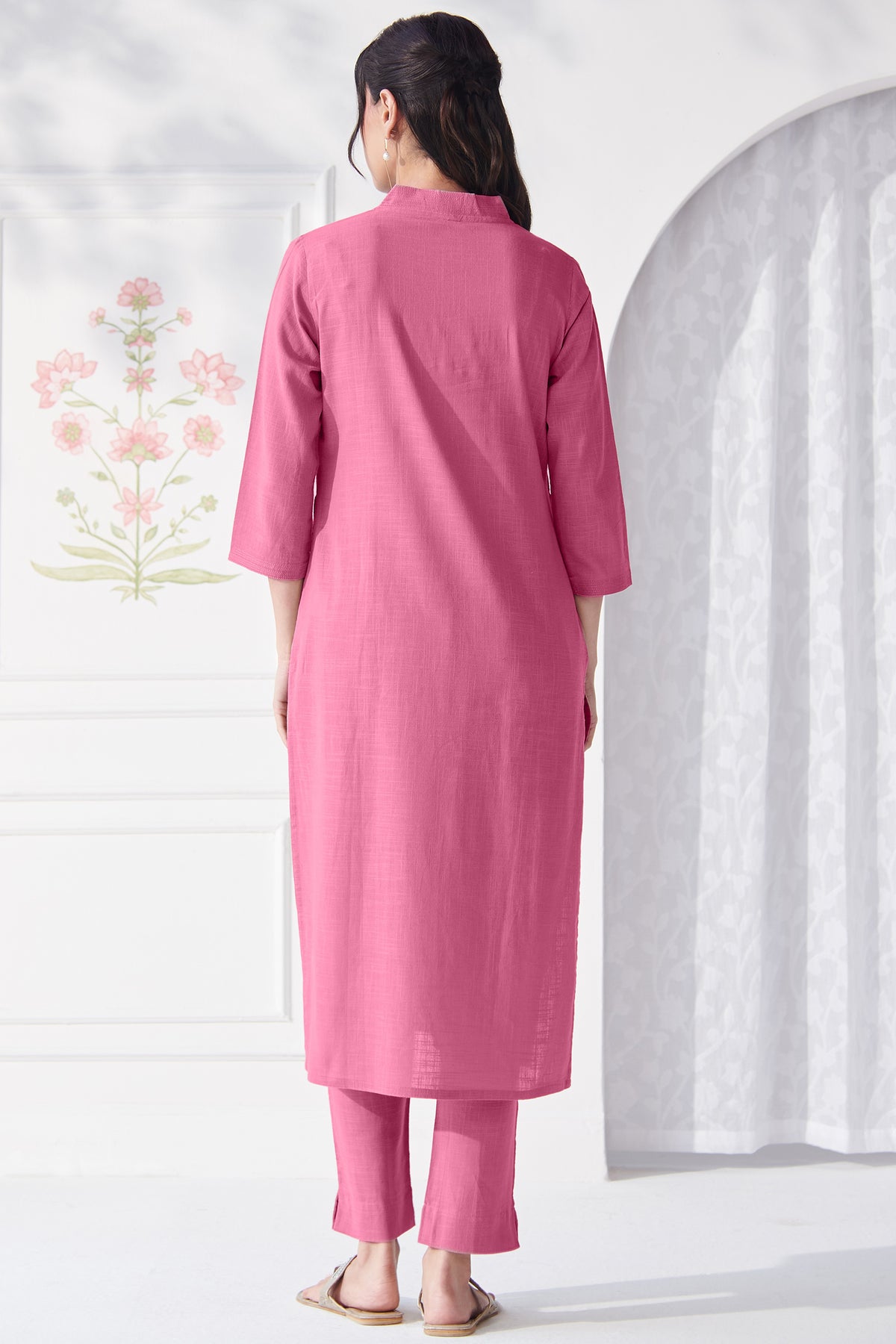 Roza Sabira Pink Kurta