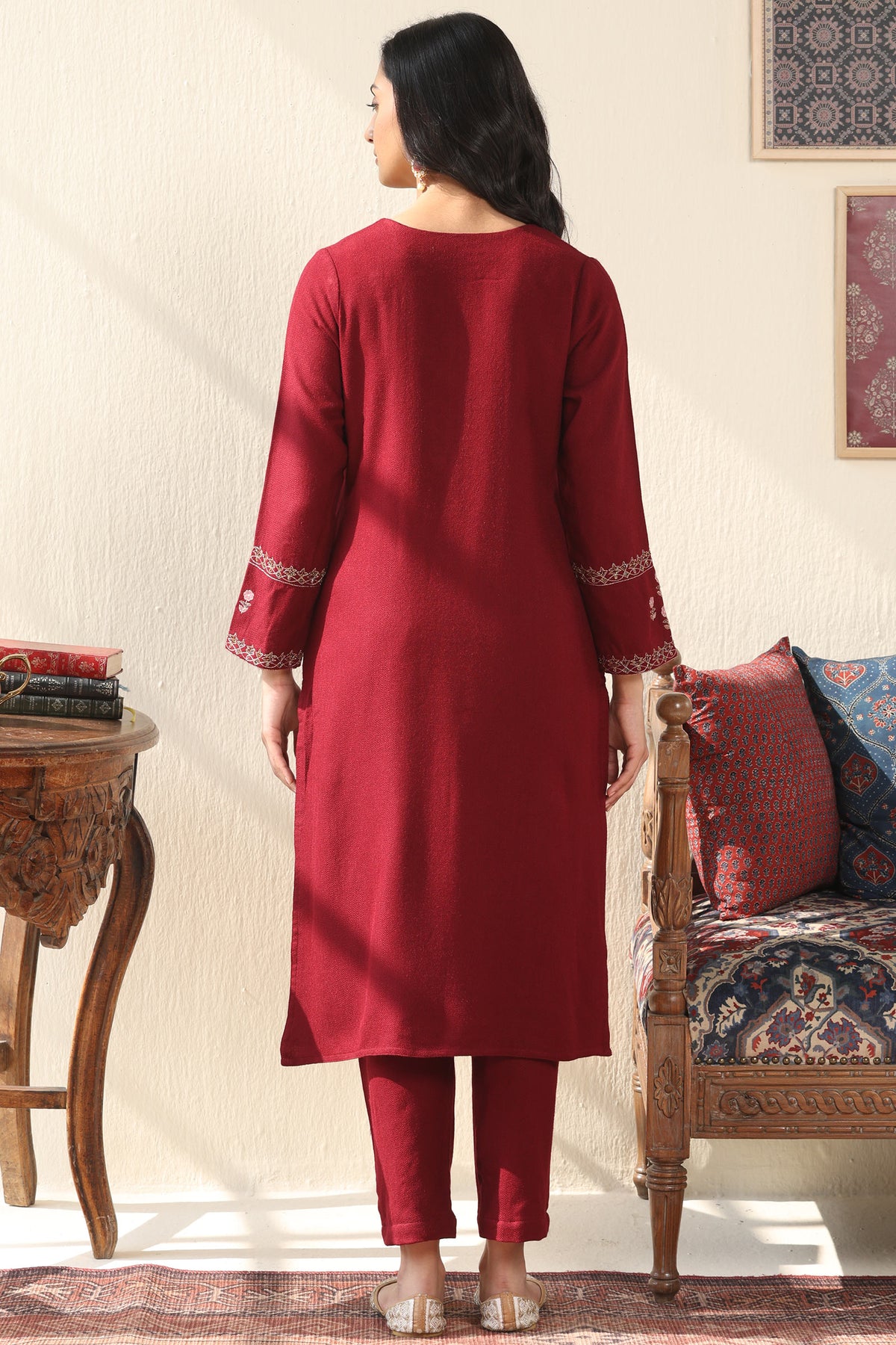 Naadirah Maheen Faux Wool Kurta