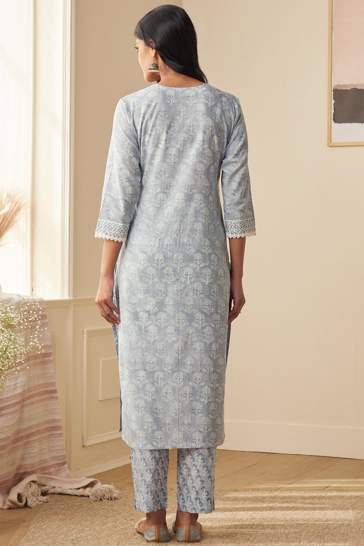 Rosheen Heer Sanganeri Kurta