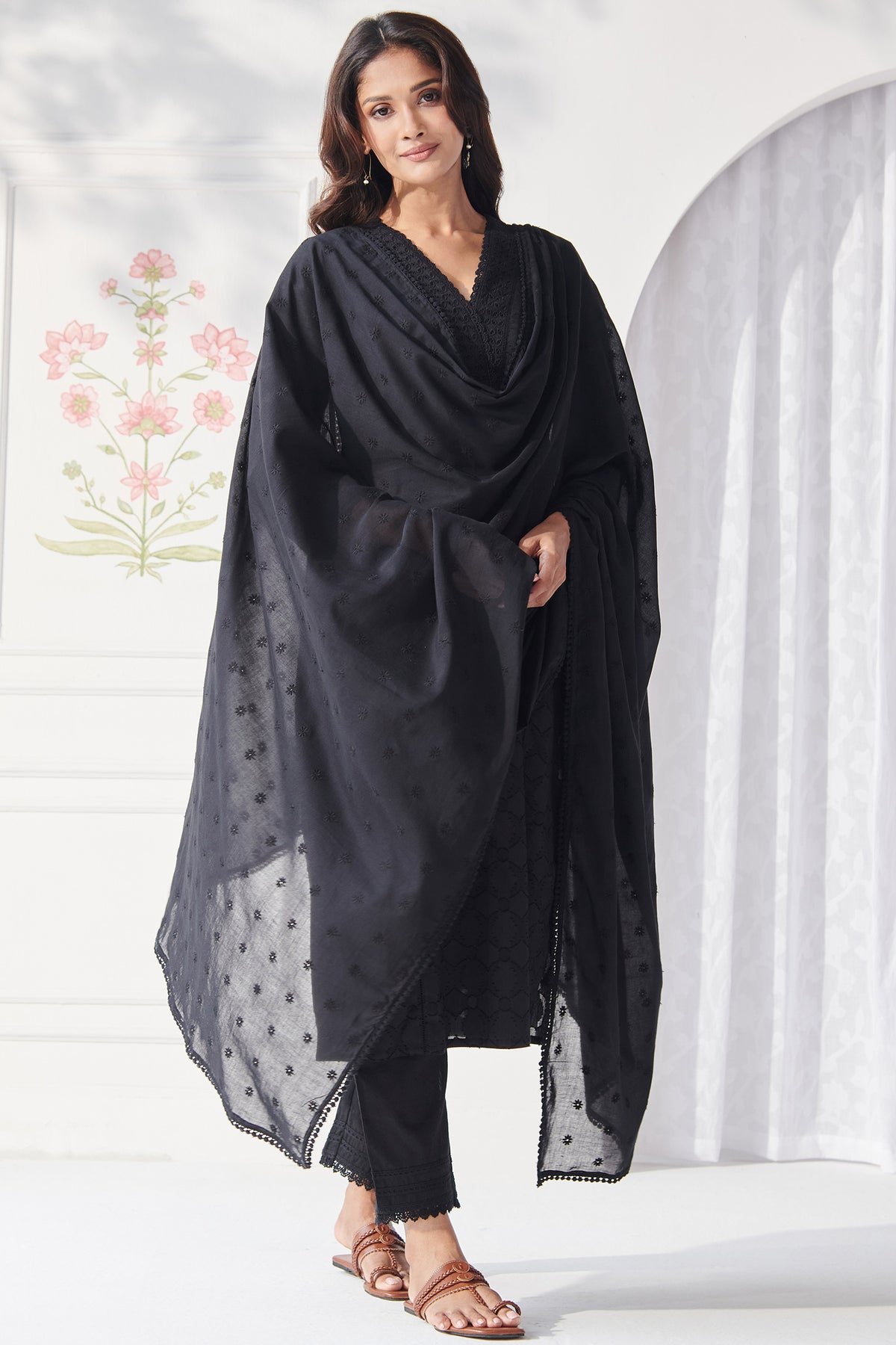 Mumtaz Nohreen Black Kurta