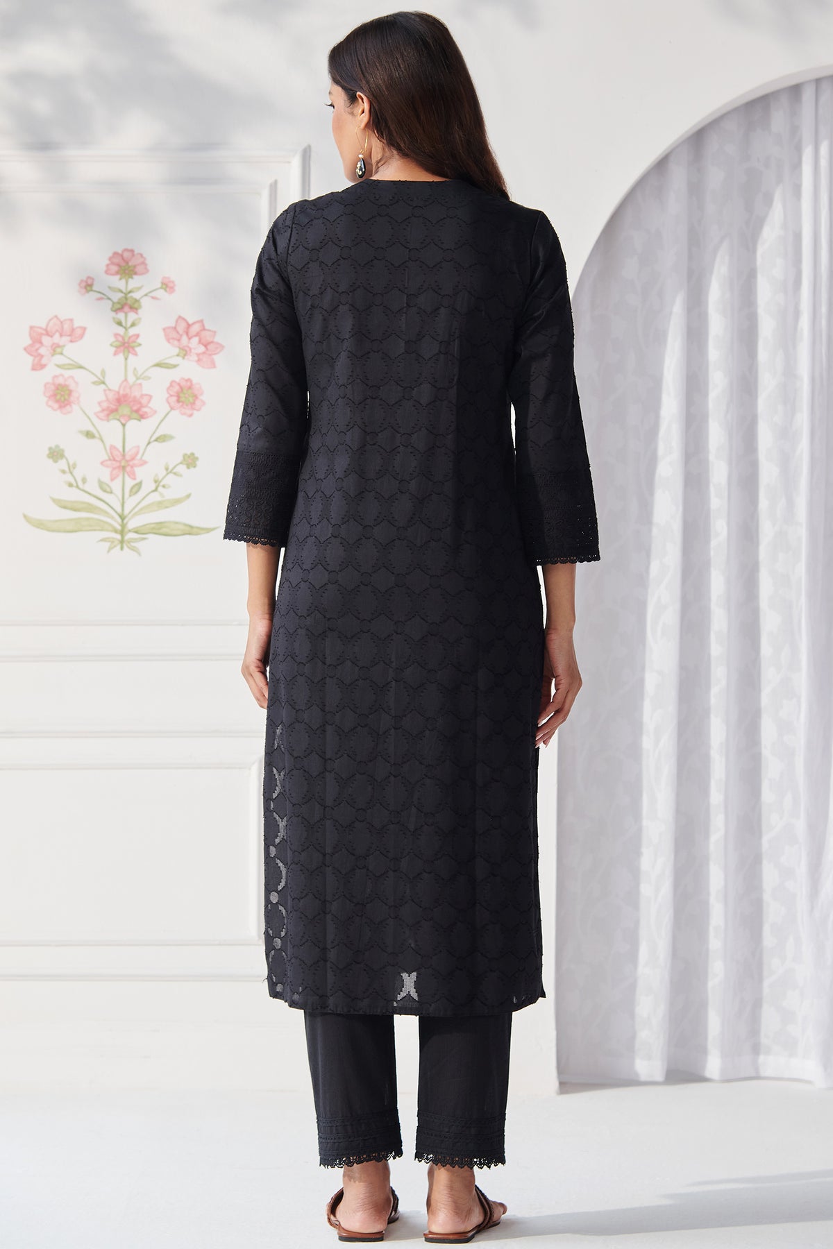 Mumtaz Nohreen Black Kurta
