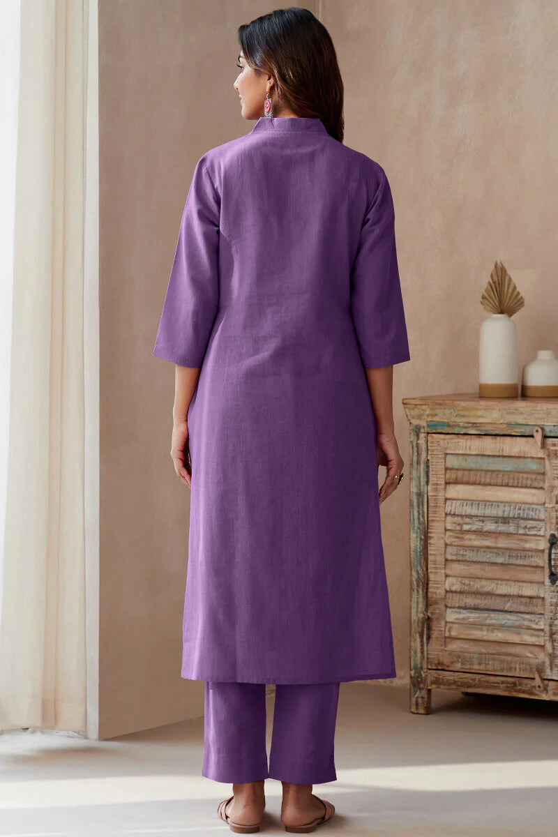 Surplus: Roza Seher Violet Kurta