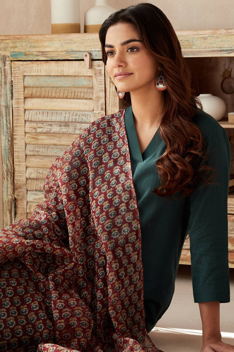 Roza Seher Teal Kurta