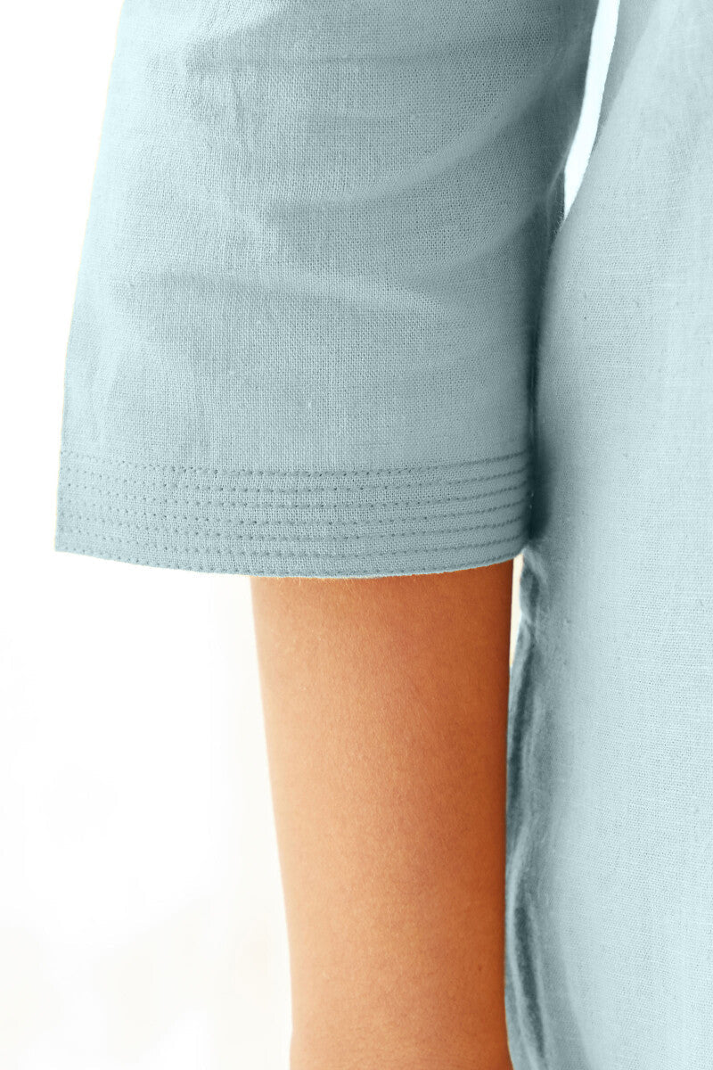 Roza Seher Sky Blue Top