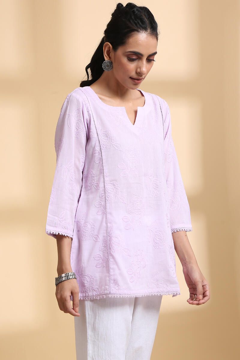 Falak Lavender Top