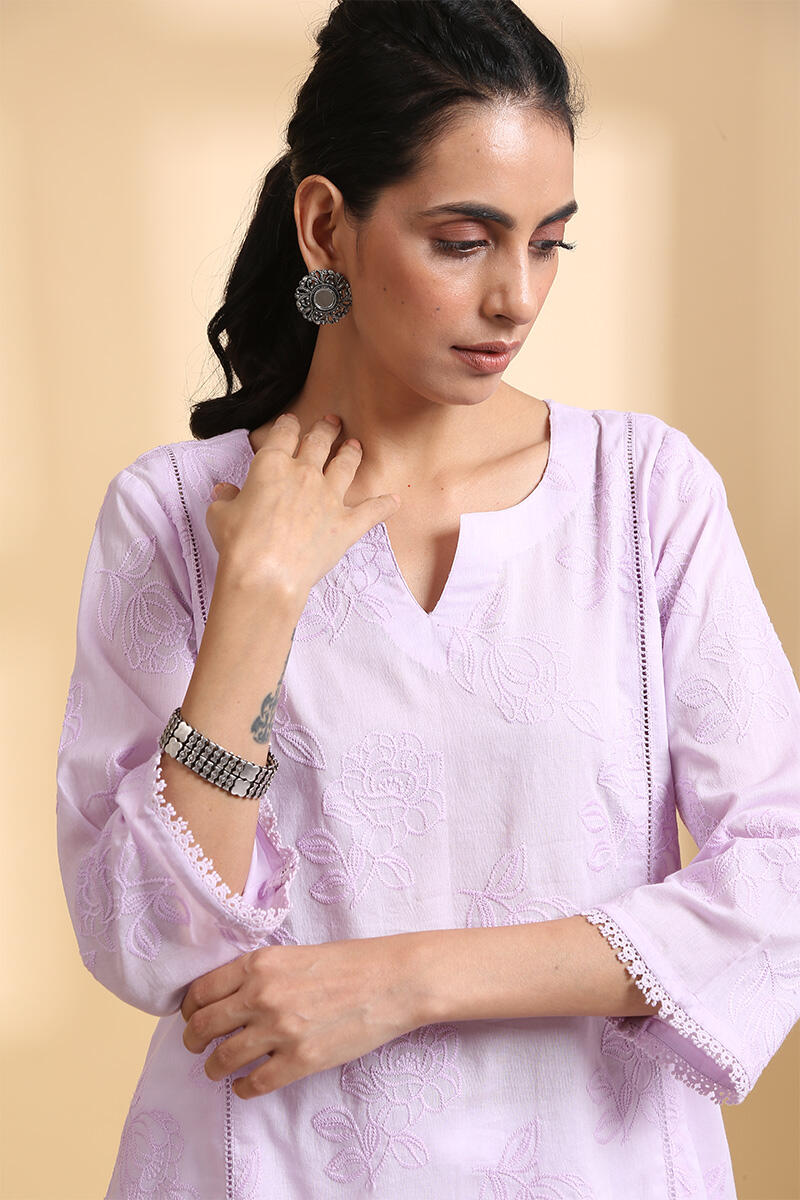 Falak Lavender Top