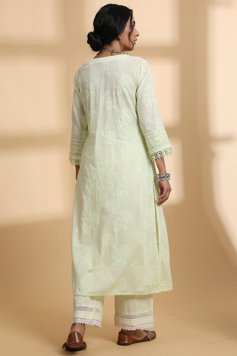 Falak Lime Green Kurta