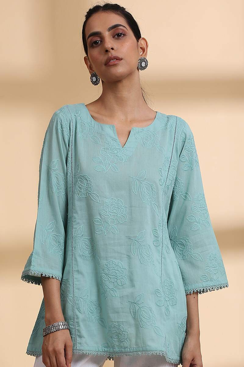 Falak Sea Green Top