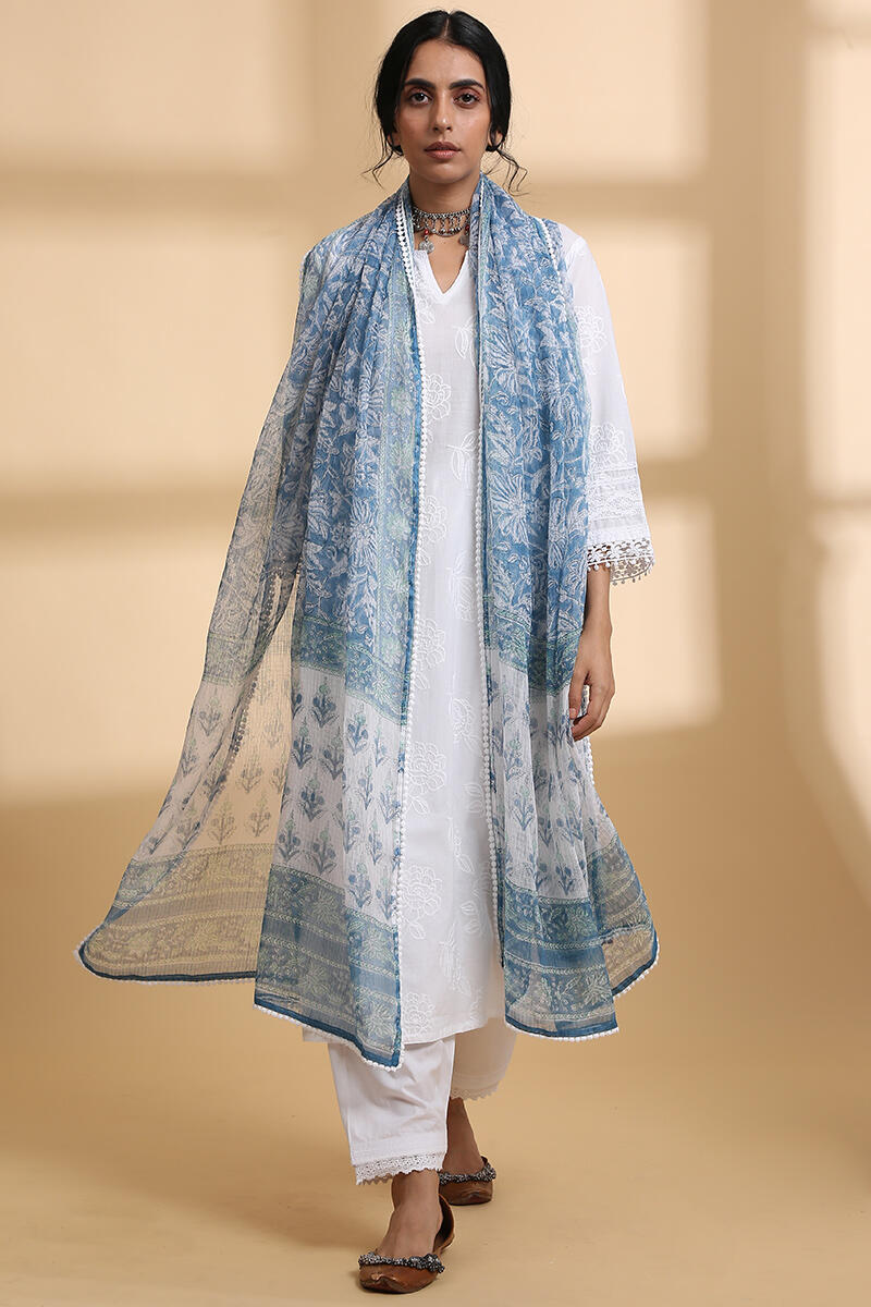 Falak White Kurta