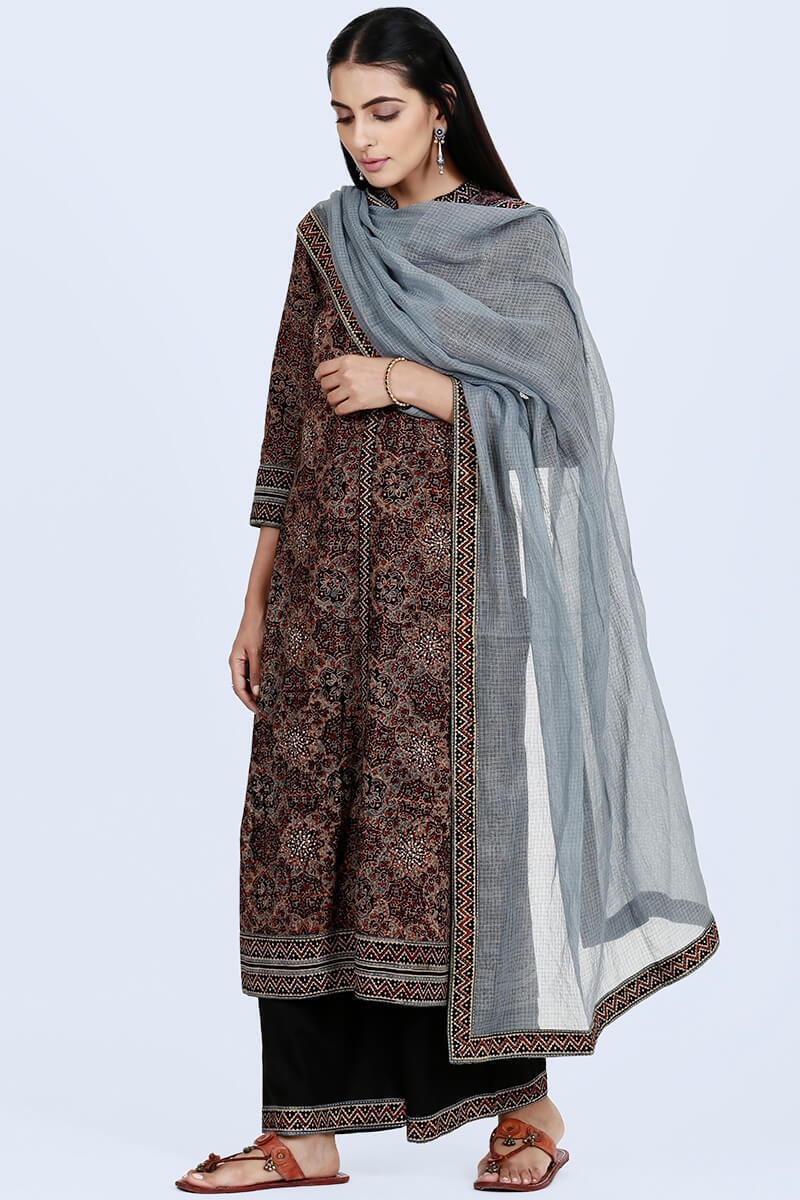 Kota grey dupatta