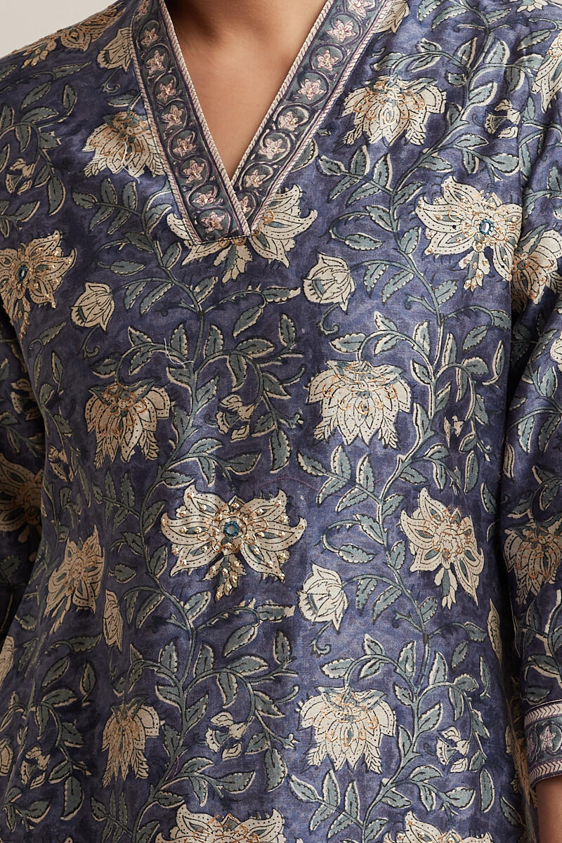 Gul Bano Mehtab Chanderi Kurta