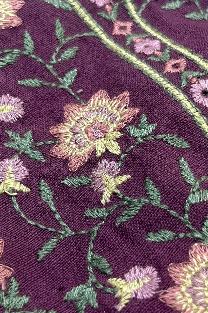 Surplus: Roza Zoya Dark Purple Kurta