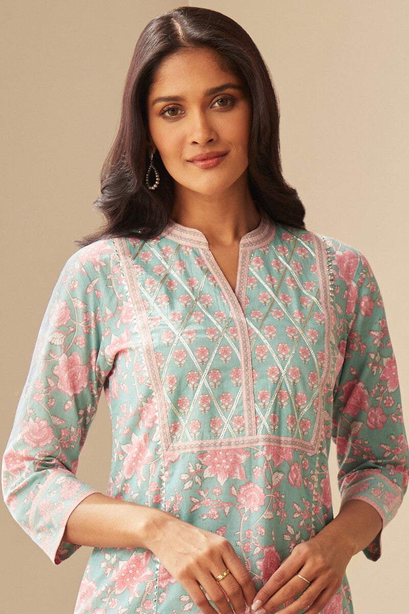 Rosheen Raya Sanganeri Kurta