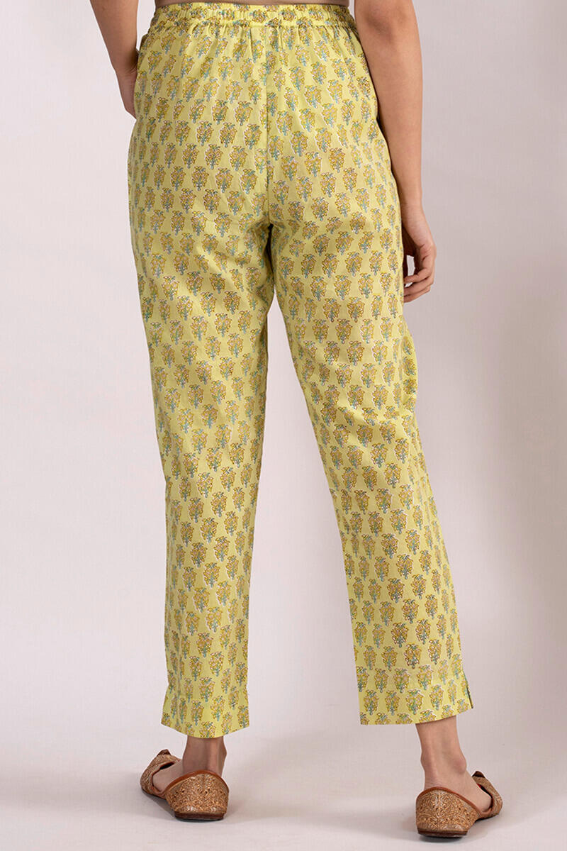 Roz Meher Jannat Block Printed Narrow Pants