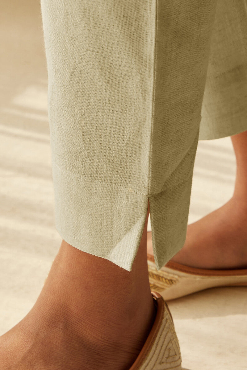 Roza Dahlia Beige Narrow Pants