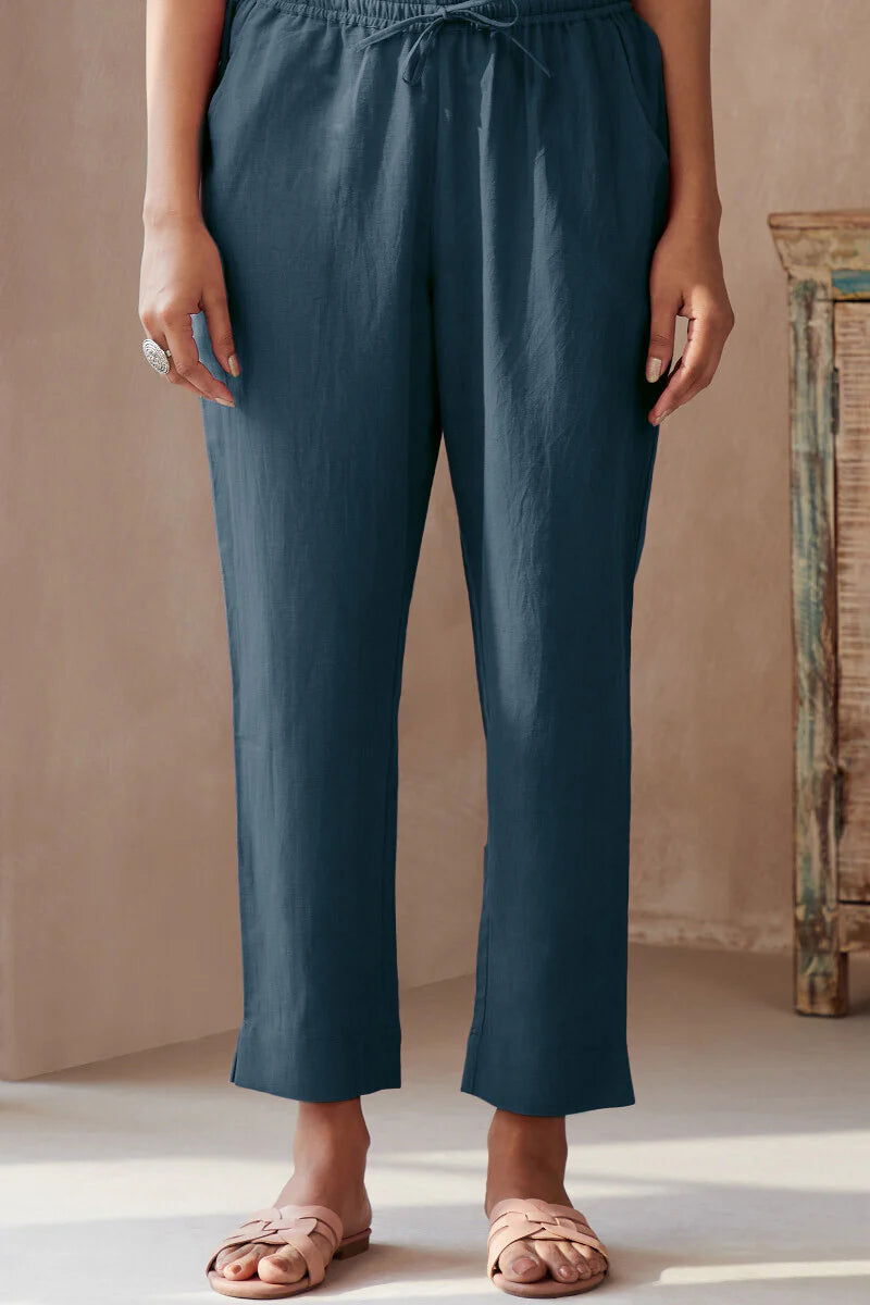 Roza Seher Twilight Blue Narrow Pants