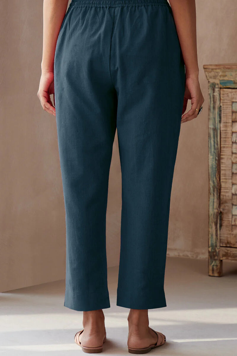 Roza Seher Twilight Blue Narrow Pants