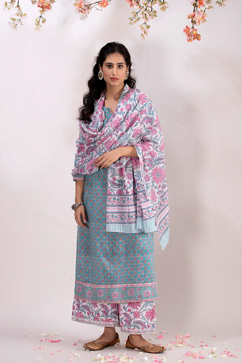 Roz Meher Inaya Block Printed Palazzo