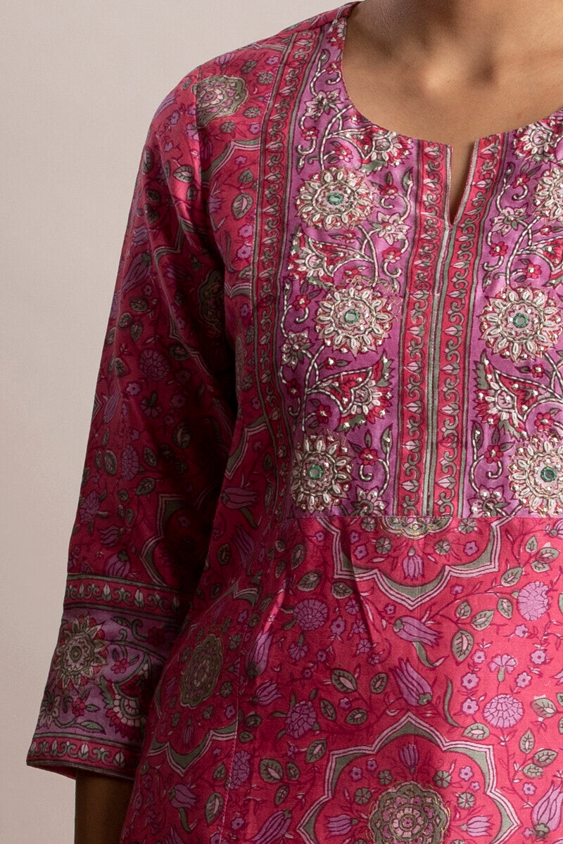 Gul Bano Safiyah Chanderi Kurta