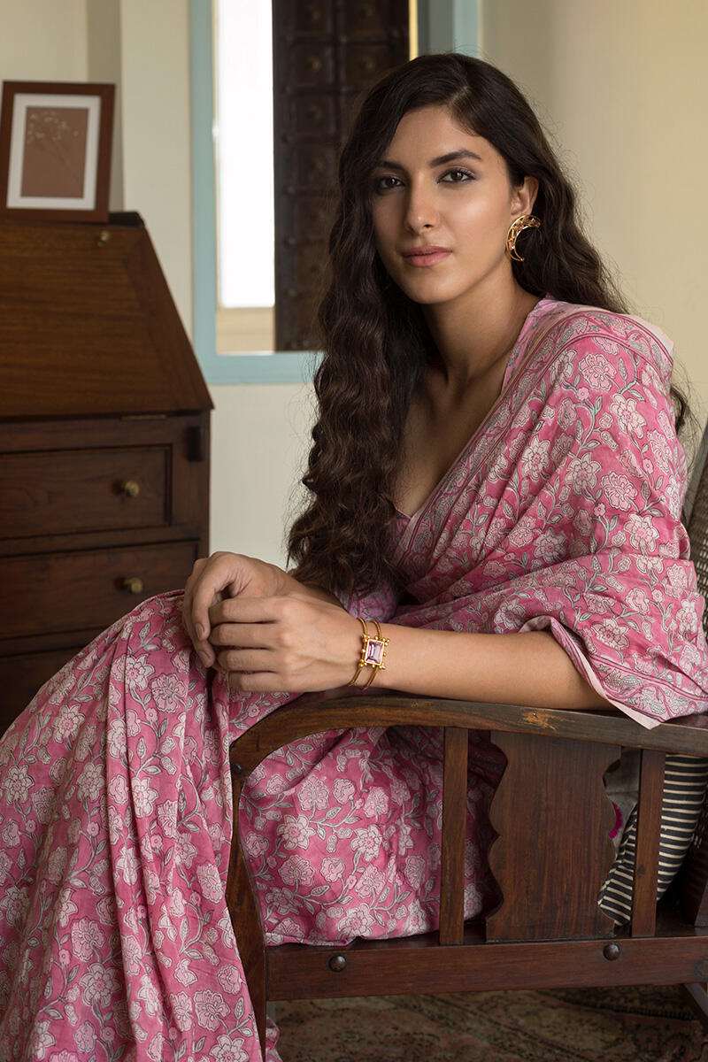 Gulnaz Nafia Cotton Silk Saree
