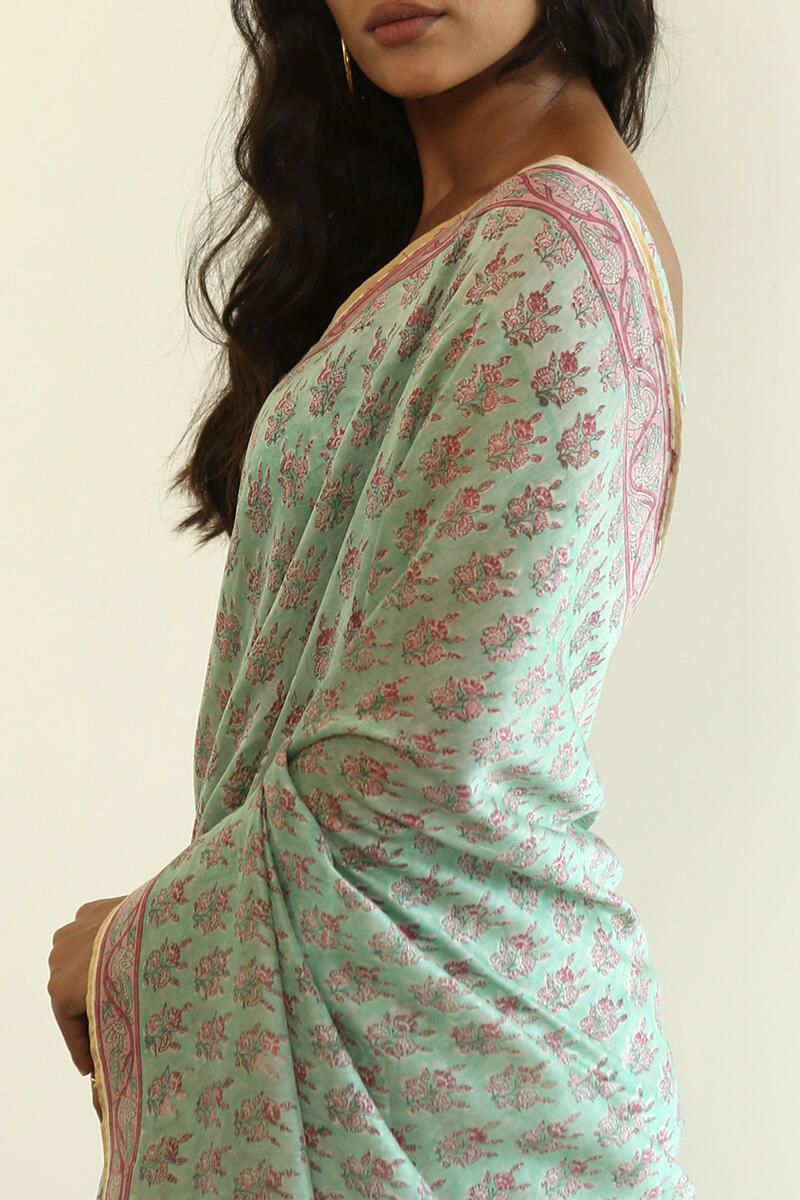 Gulnaz Nazia Chanderi Saree
