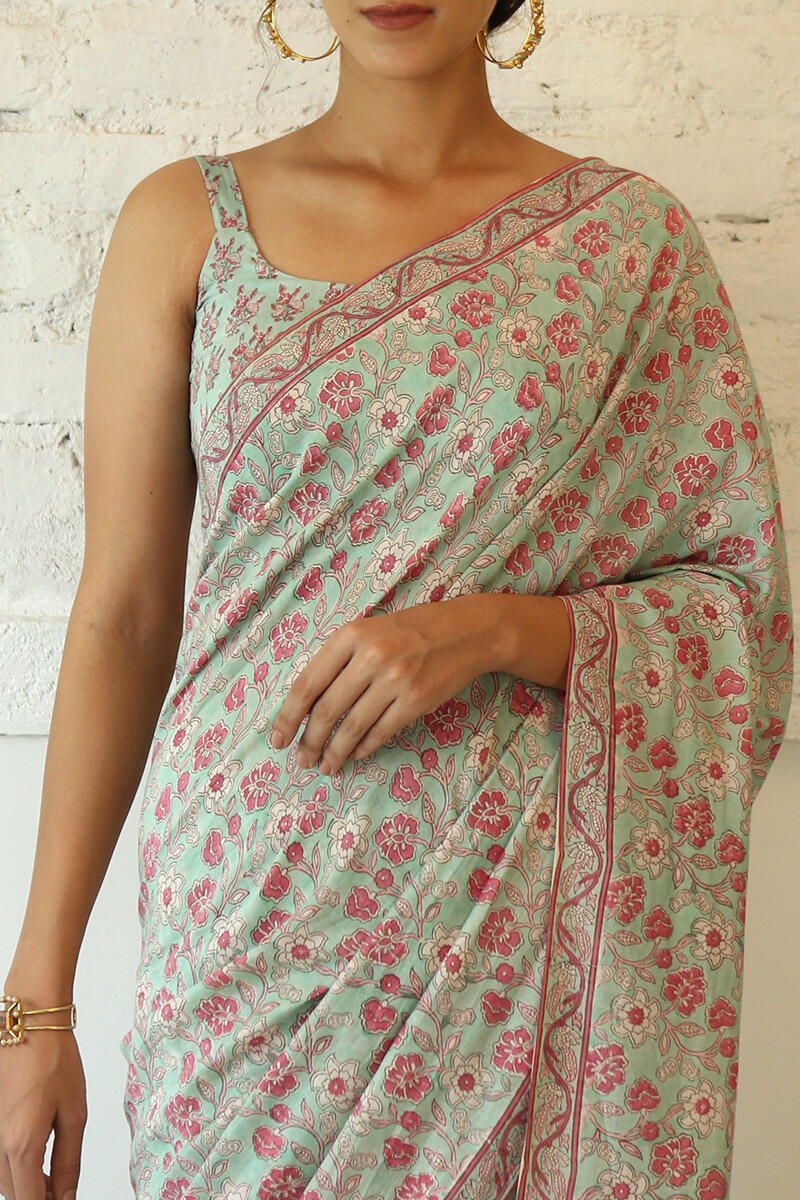 Gulnaz Raziah Cotton Silk Saree