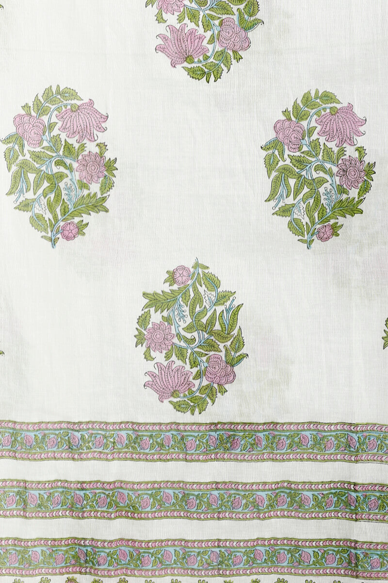 Turq buta dupatta
