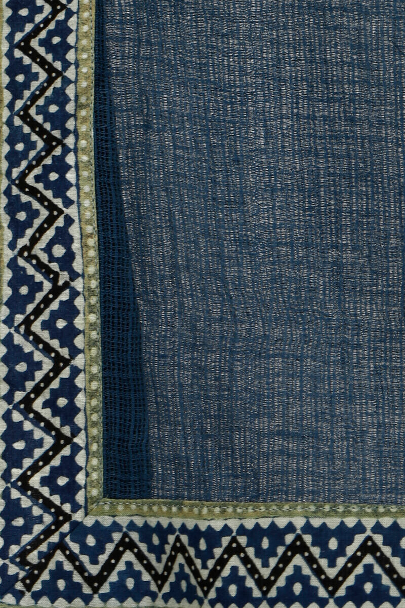 Kota indigo dupatta