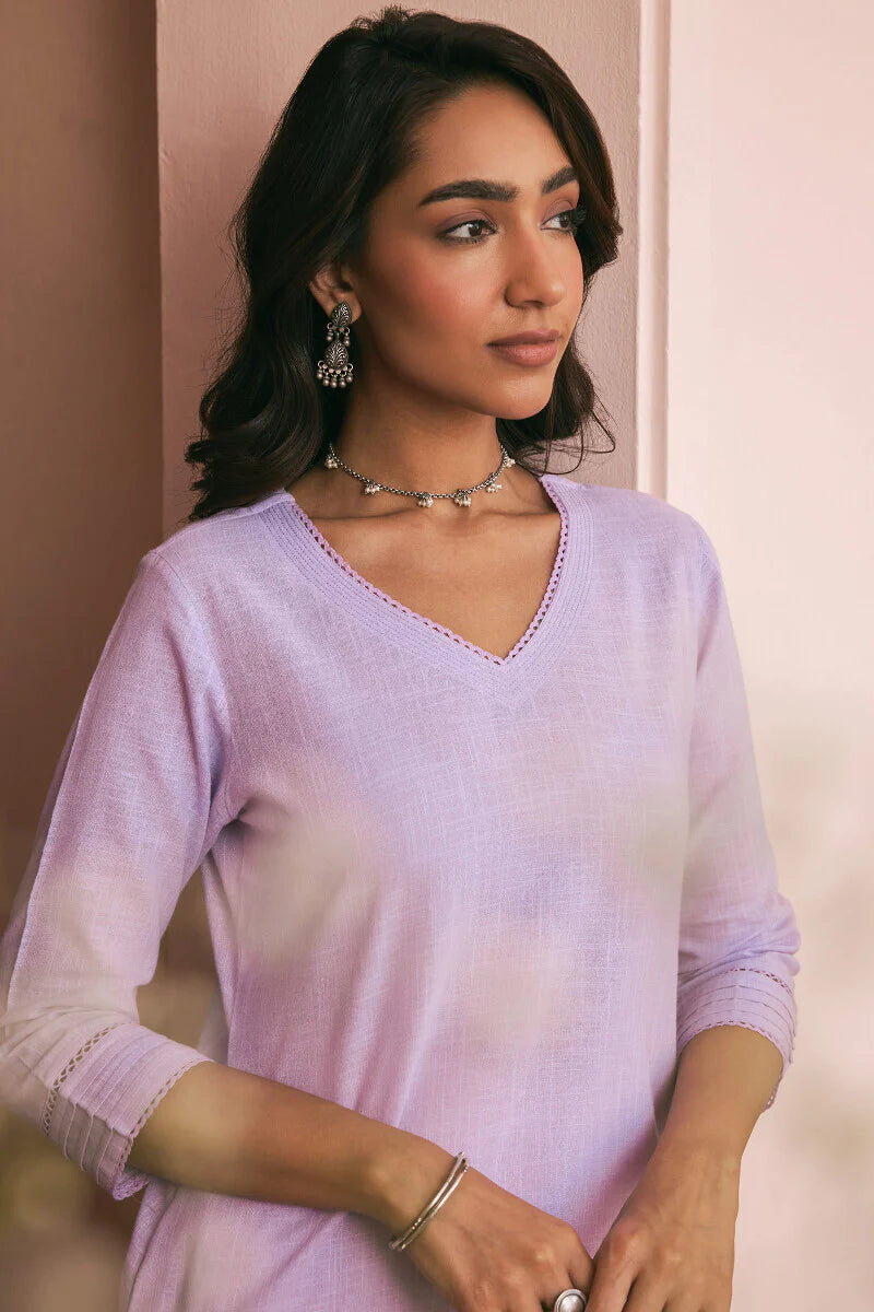 Surplus: Roza Sahira Lavender Kurta
