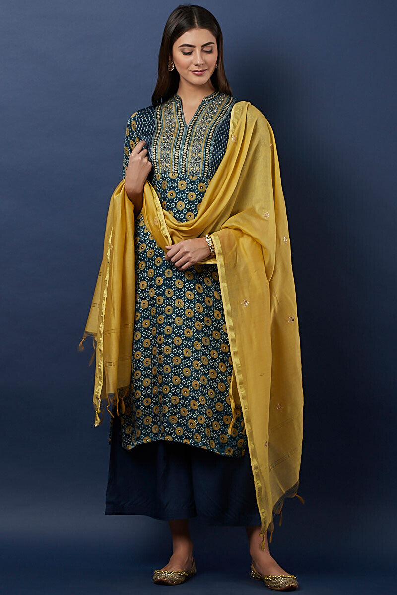 Ajrak Silk