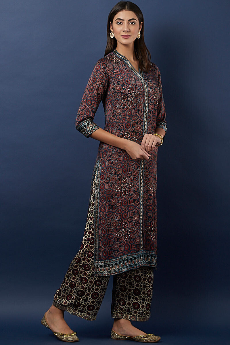 Ajrak silk